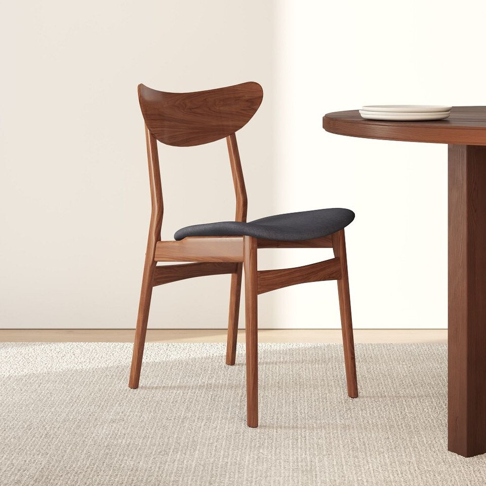 Classic Café Upholstered Dining Chair, Set of 2 West Elm Australia